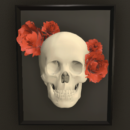 Skull&Flowers Frame