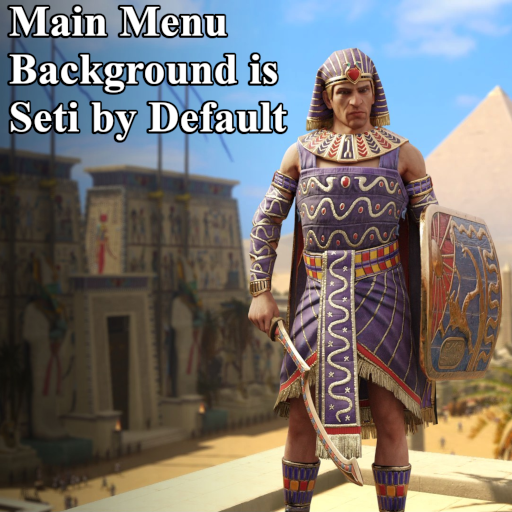 Main Menu Background is Seti by Default