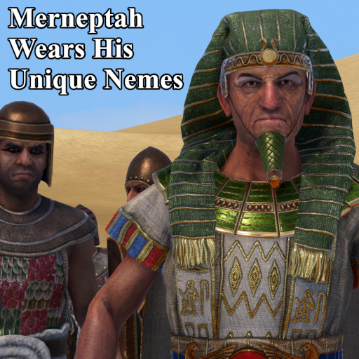 Merneptah Wears His Unique Nemes