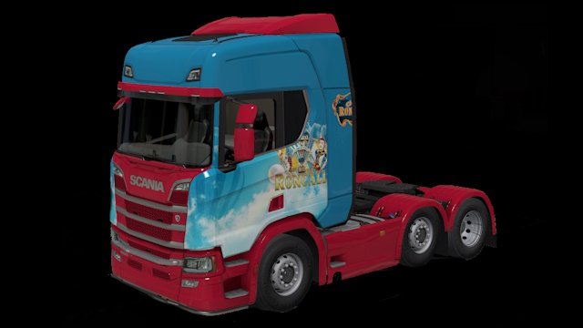 [1.53+]Circus Roncalli Truckskin for Scania inkl. Trailer Skins preview