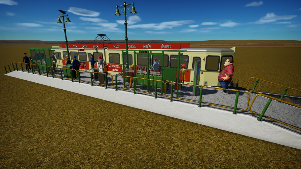 Tramstation Scenerie