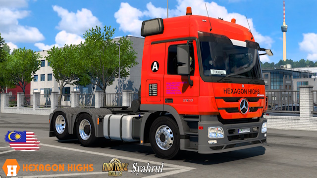 Dotec Mercedes Actros MP3 Hexagon Highs Transport Sdn Bhd Skin