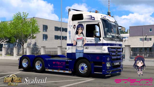 Mercedes Actros MP3 Umi Sonoda - Love Live! Skin
