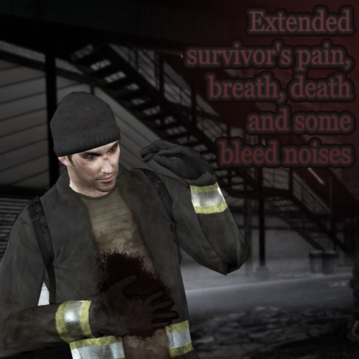 Extended survivor's pain, breath, death and some bleed noises