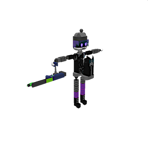 Uzi Doorman with railgun (Murder Drones)