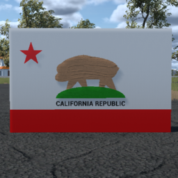Scuffed California Flag