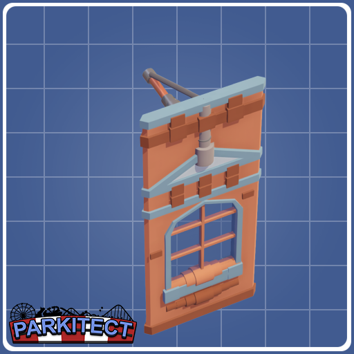 bricky wall flag