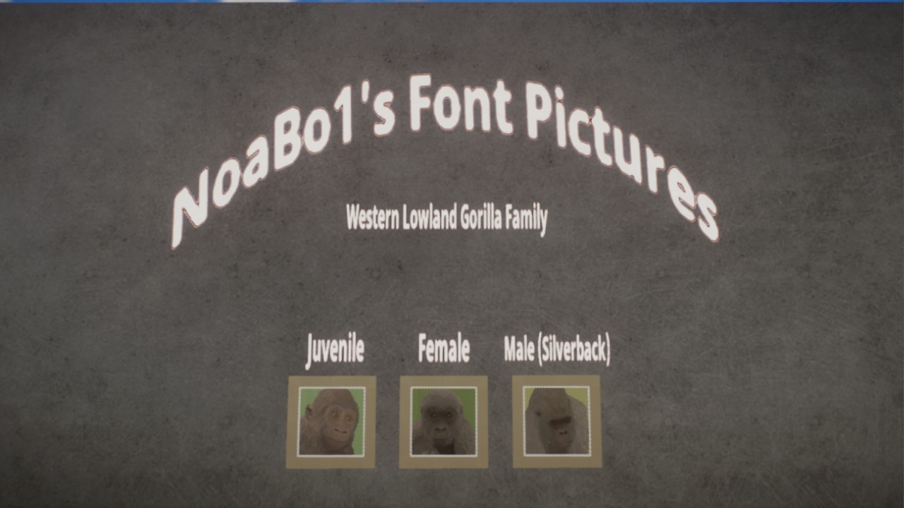 Western Lowland Gorilla Family Signs by NoaBo1