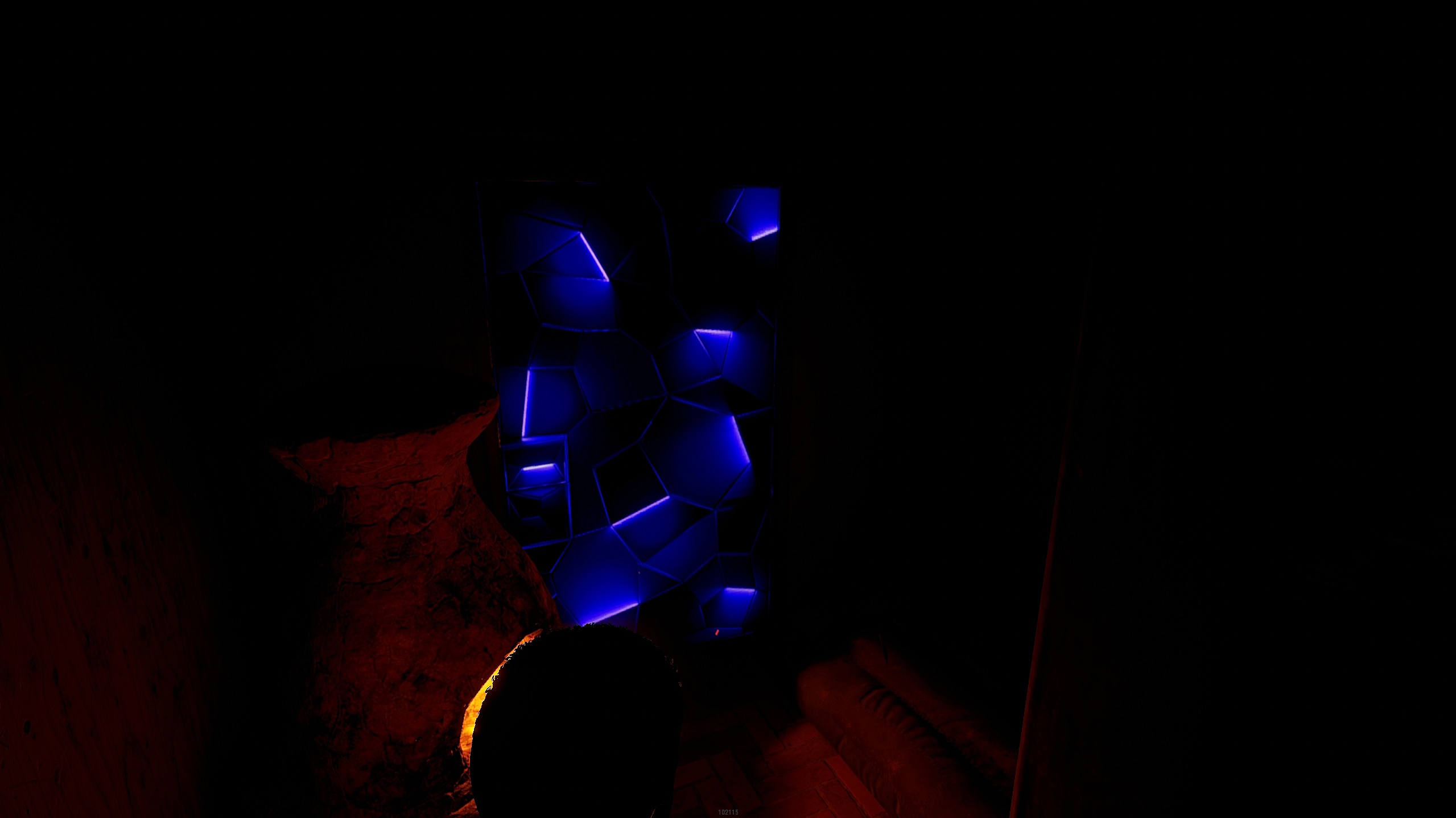 Ultramarine Metal Door
