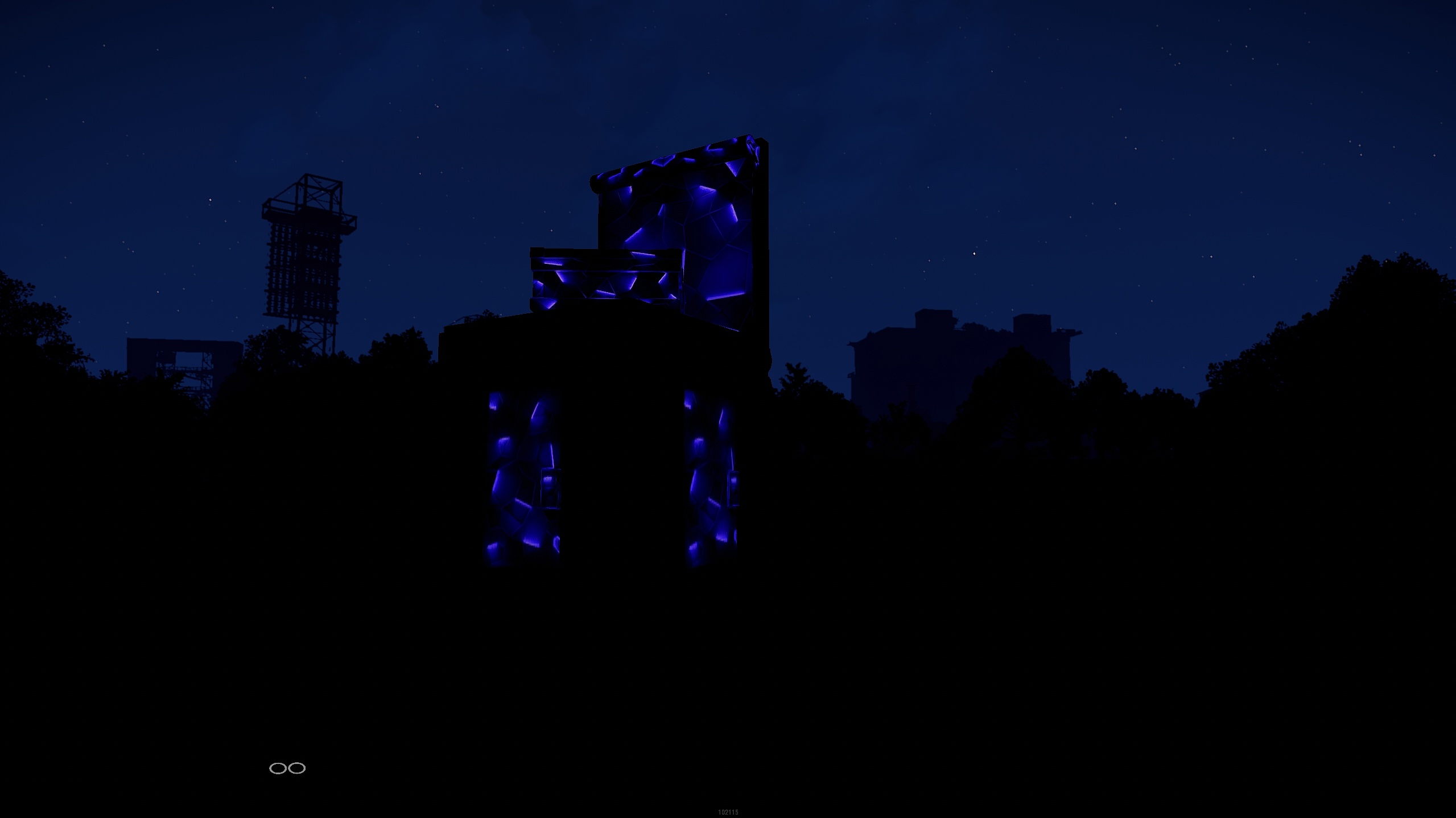 Ultramarine Metal Door