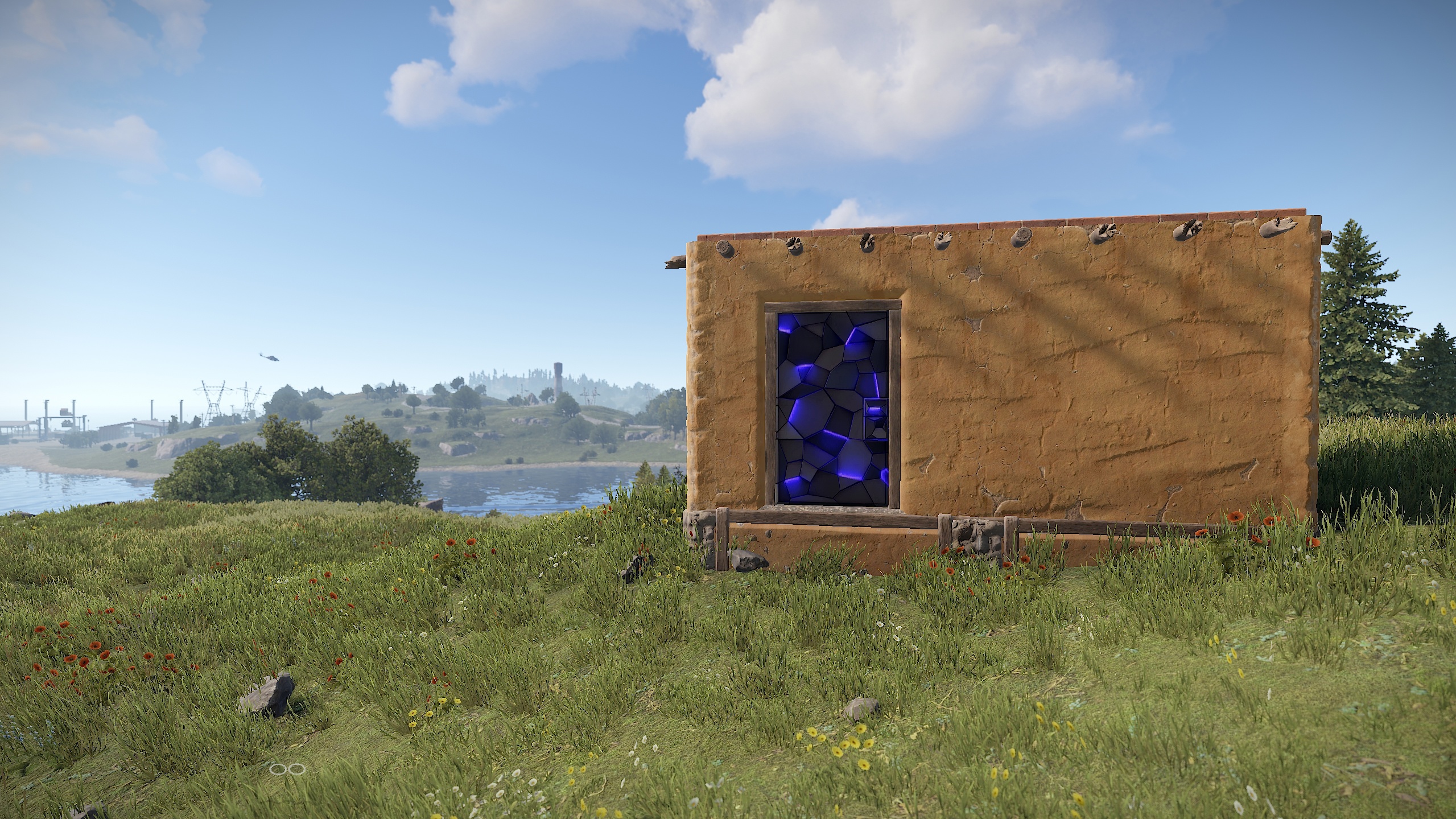 Ultramarine Metal Door