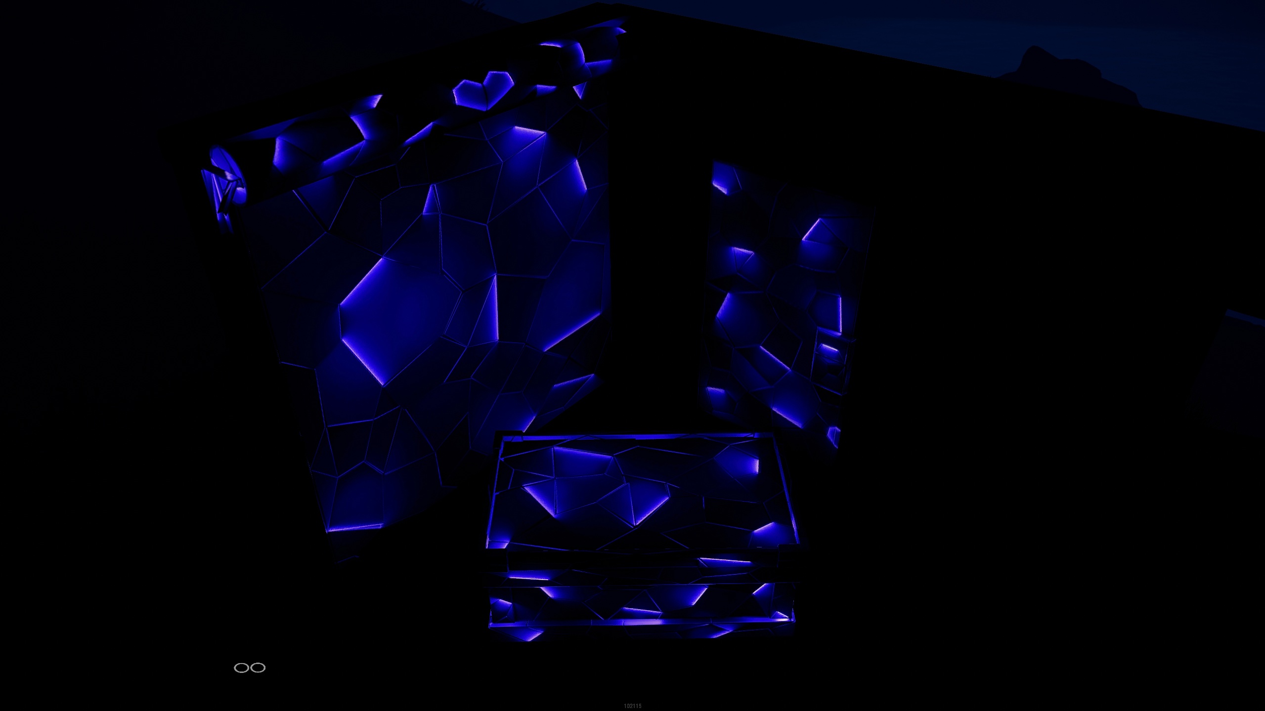 Ultramarine Metal Door