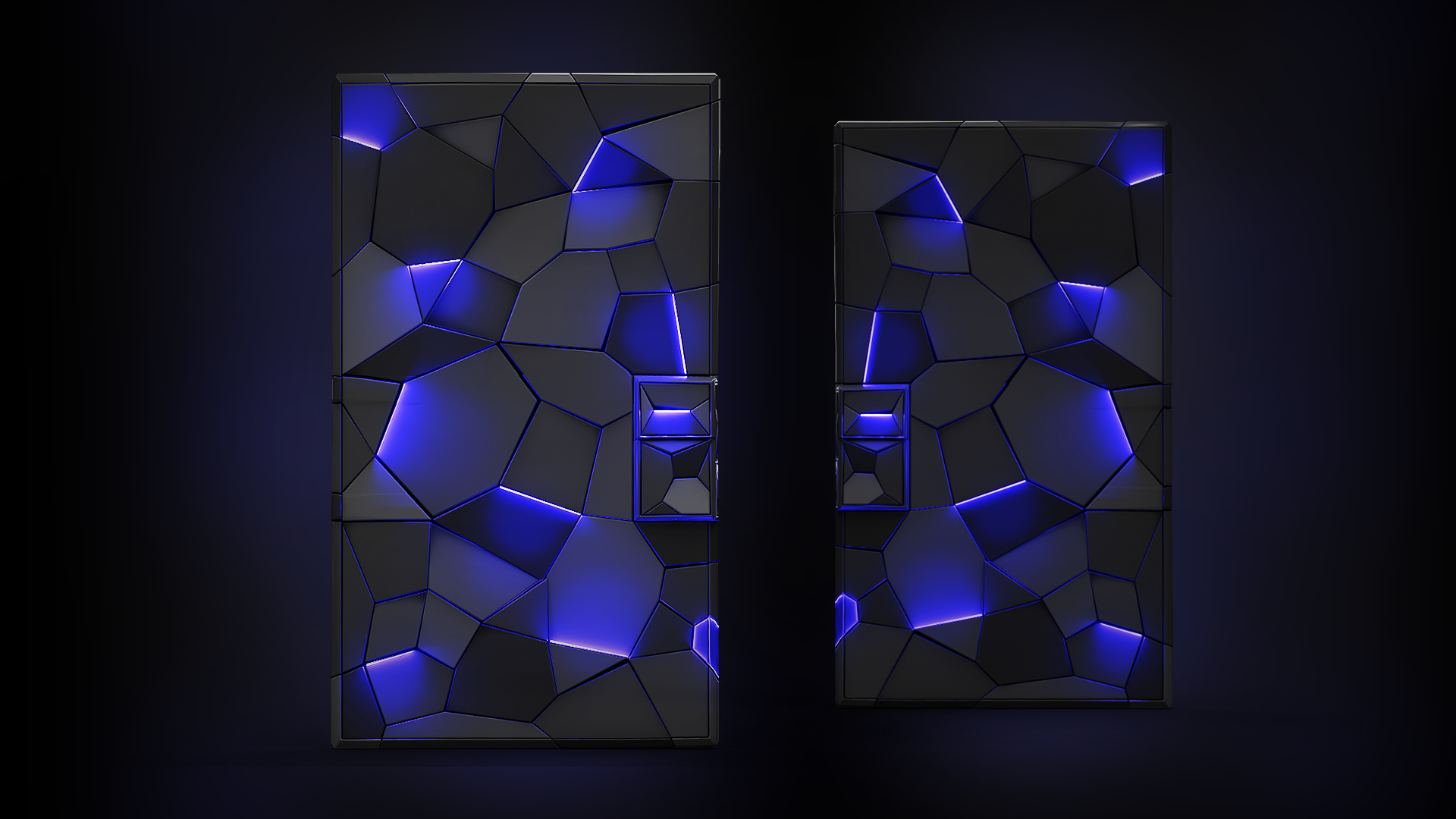 Ultramarine Metal Door
