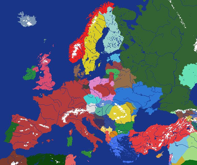 Europe with Napoleonic France
