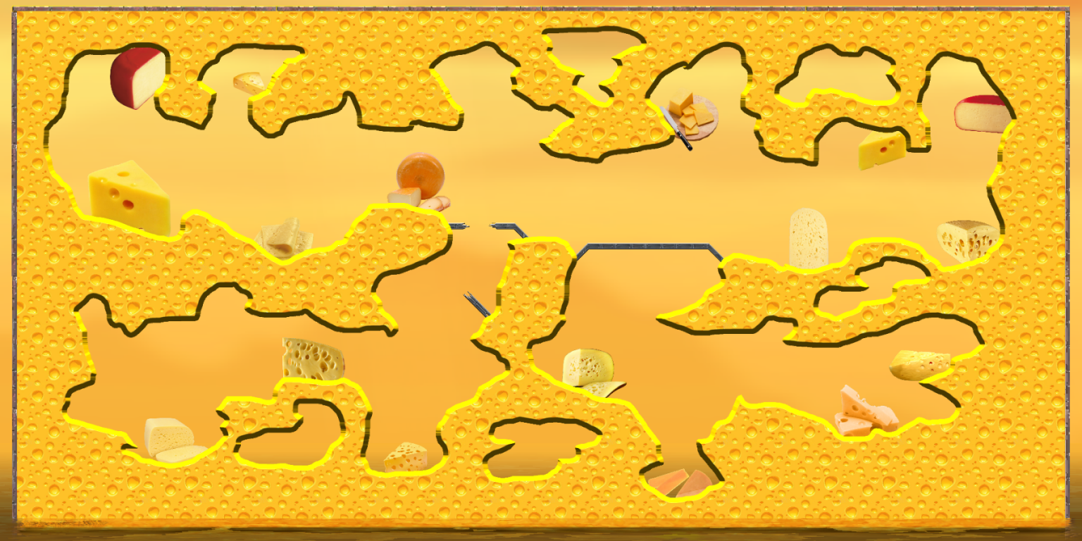 Worms WMD - the Cheesy Cave map preview