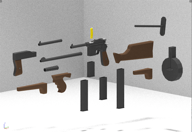 C96 Mauser "Broomhandle"