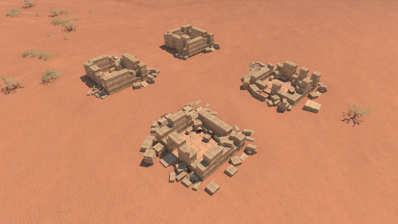 Desert Ruins 11/ Desierto Ruinas 11