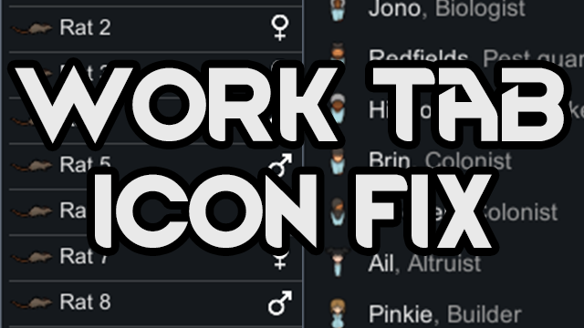 [Deprecated] Fluffy's Work Tab Icon Fix
