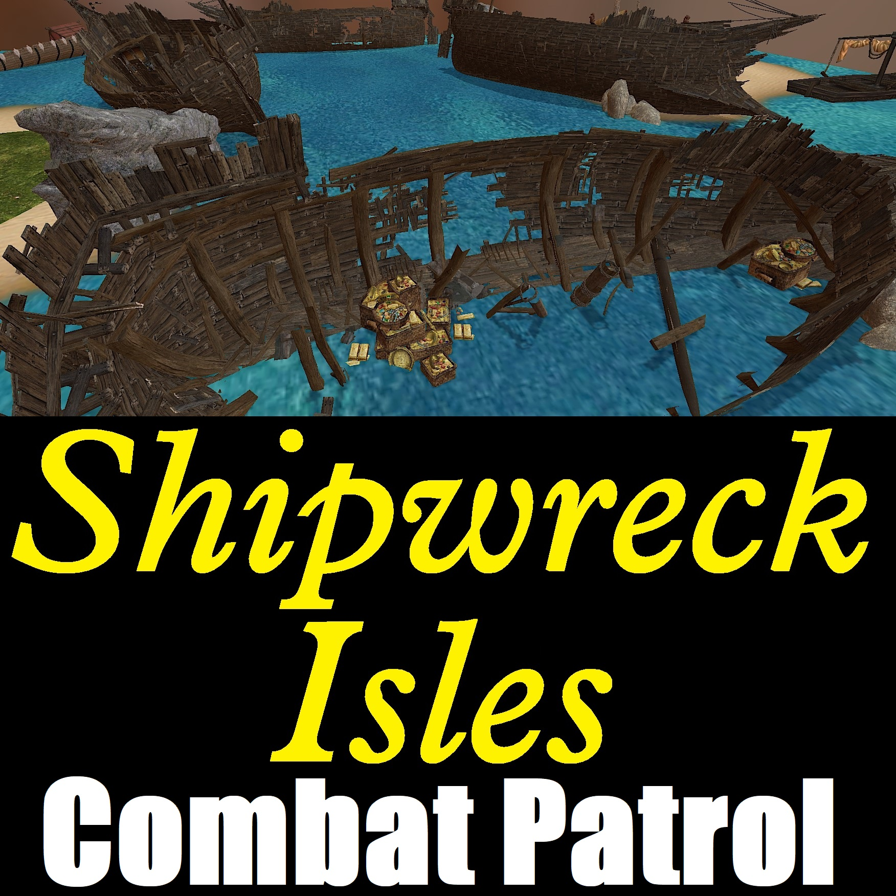 40k Combat Patrol (10th Ed.) Map: Shipwreck Isles