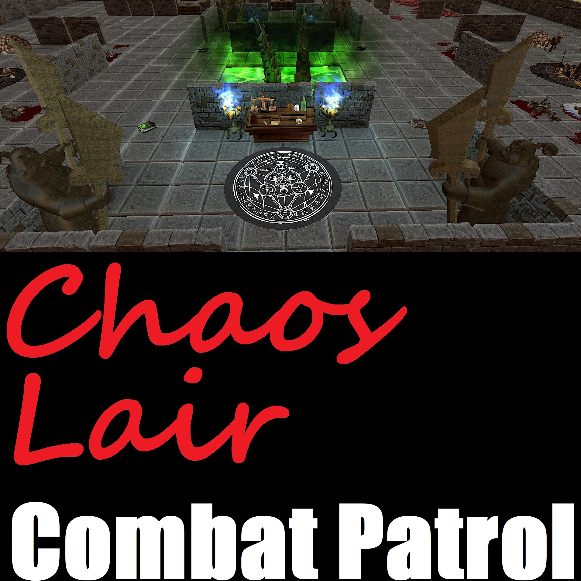 40k Combat Patrol (10th Ed.) Map: Chaos Lair