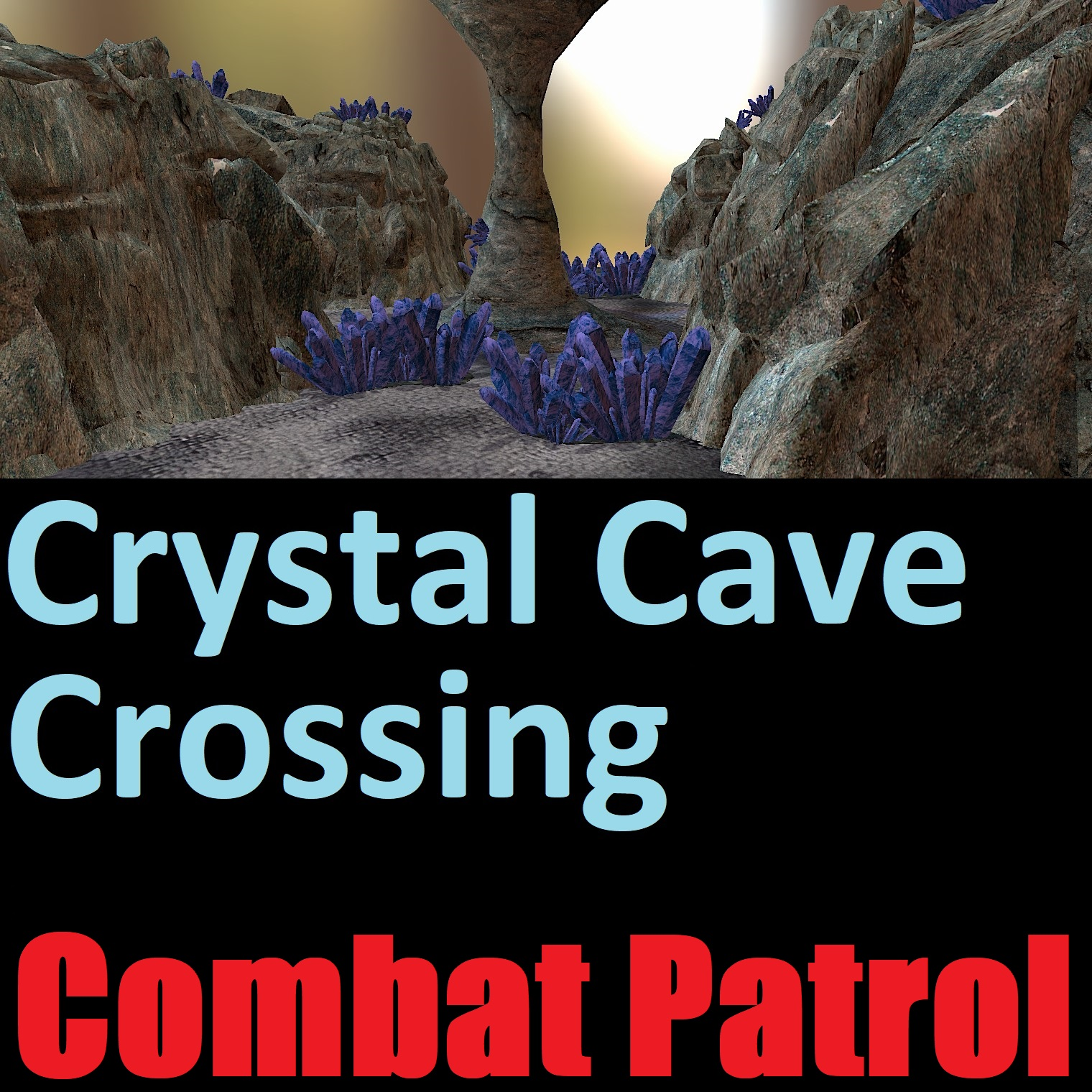 40k Combat Patrol (10th Ed.) Map: Crystal Cave Crossing