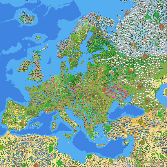 Ace's 1936 Europe map WW2