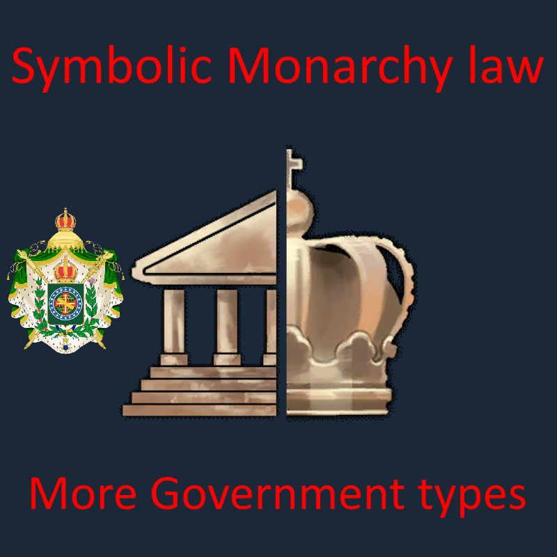 Symbolic Monarchy & More government types - Tradução PT-BR