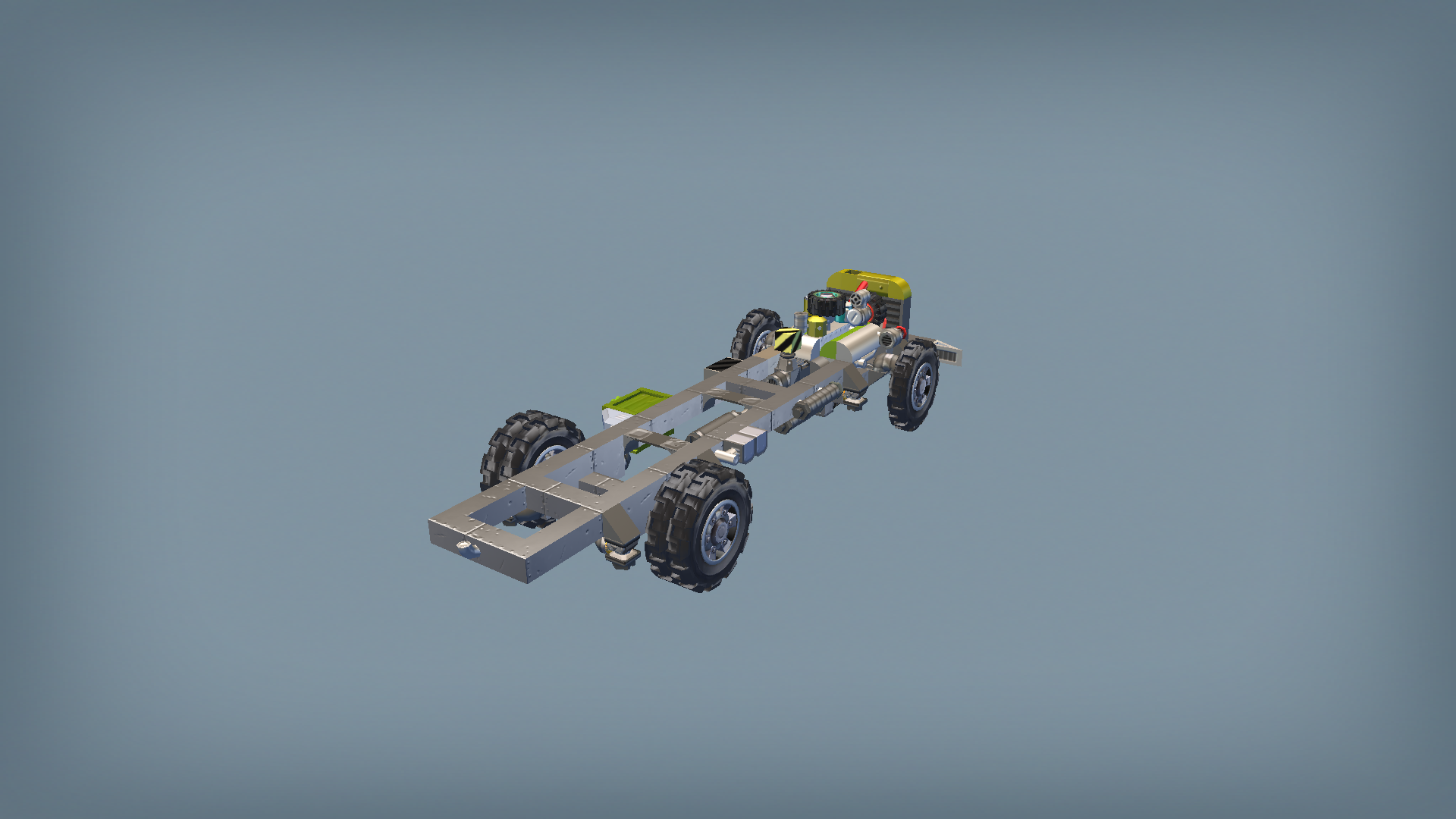 Frame with internals ZIL-130