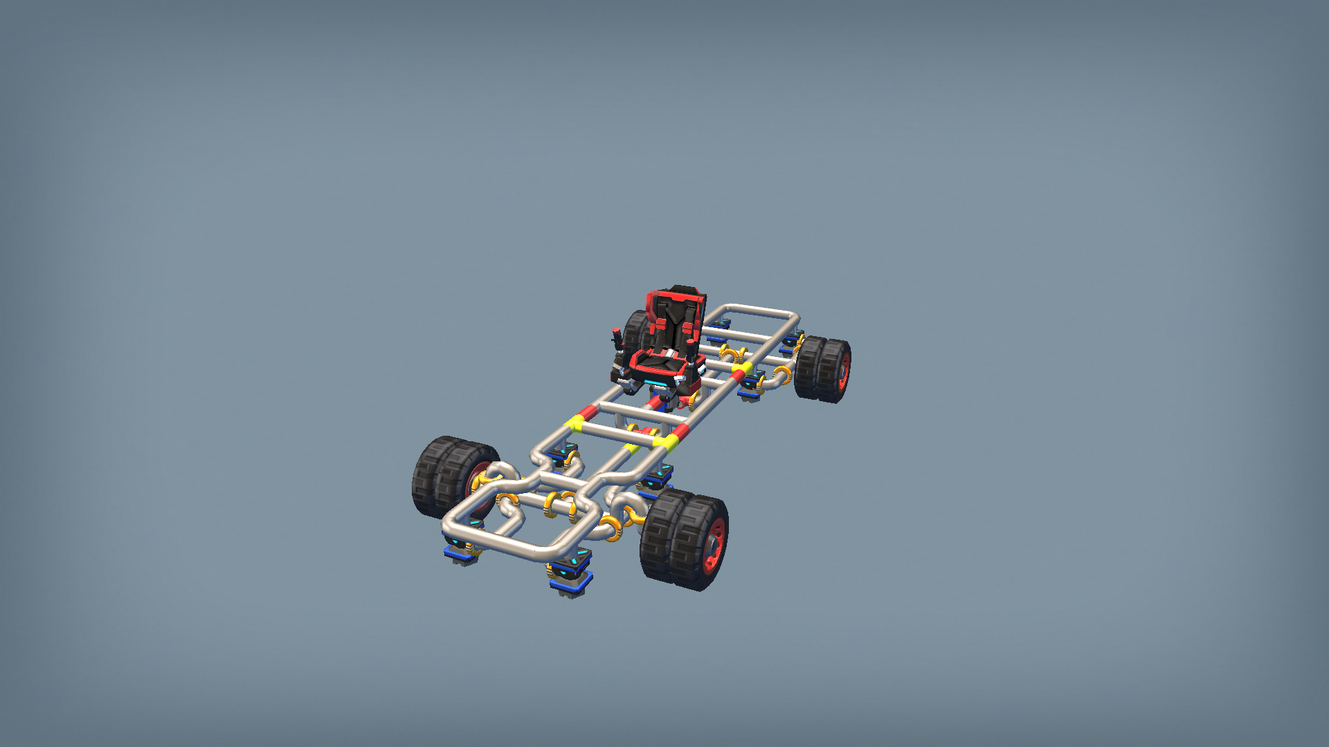 compact frame suspension