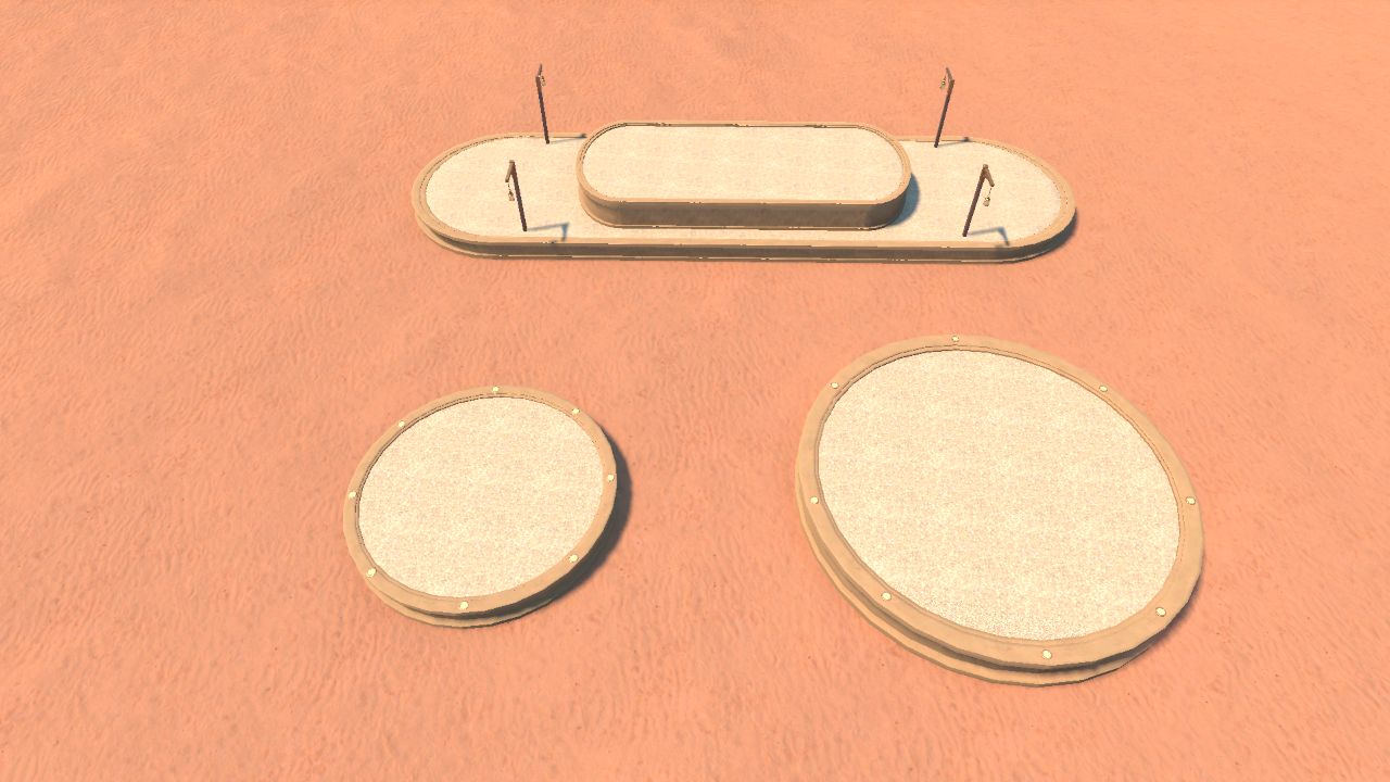 Arid scenario 1 / Escenario arido 1