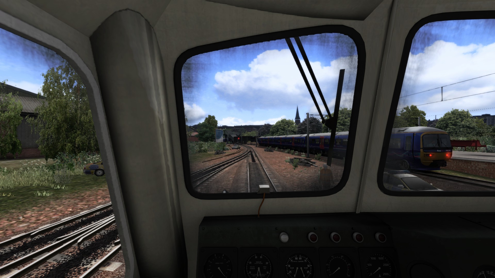 254 UK railway tour West Coast Main line North Part 10 Bridgeton to Motherwell