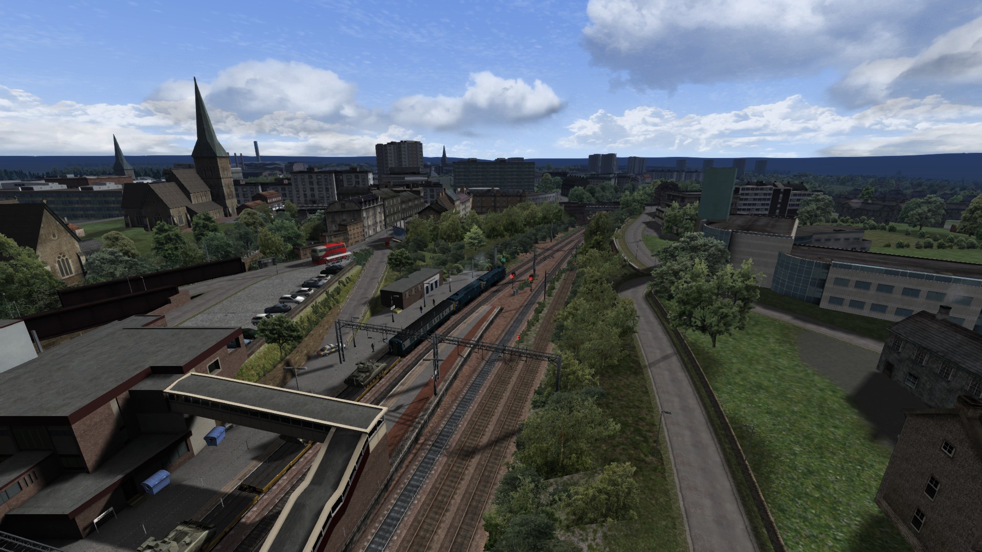 255 UK railway tour West Coast Main Line North Part 11 Motherwell to EArnock (Tennants) Headshunt