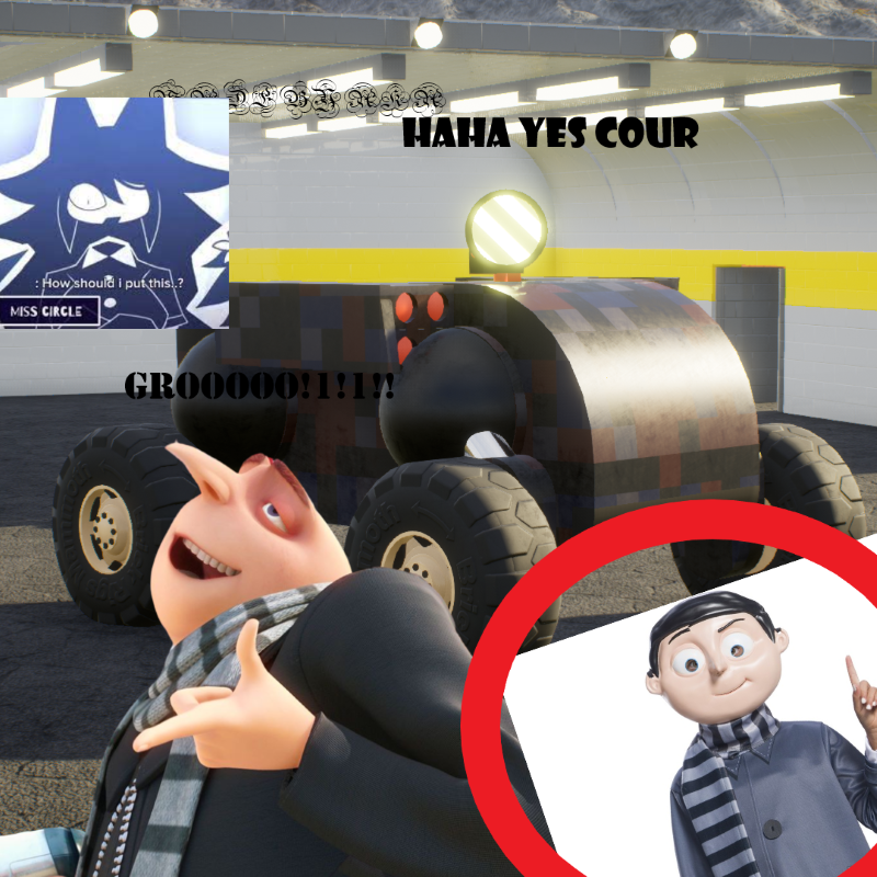 Gru's Haha Yes car ((April fools joke 2024))