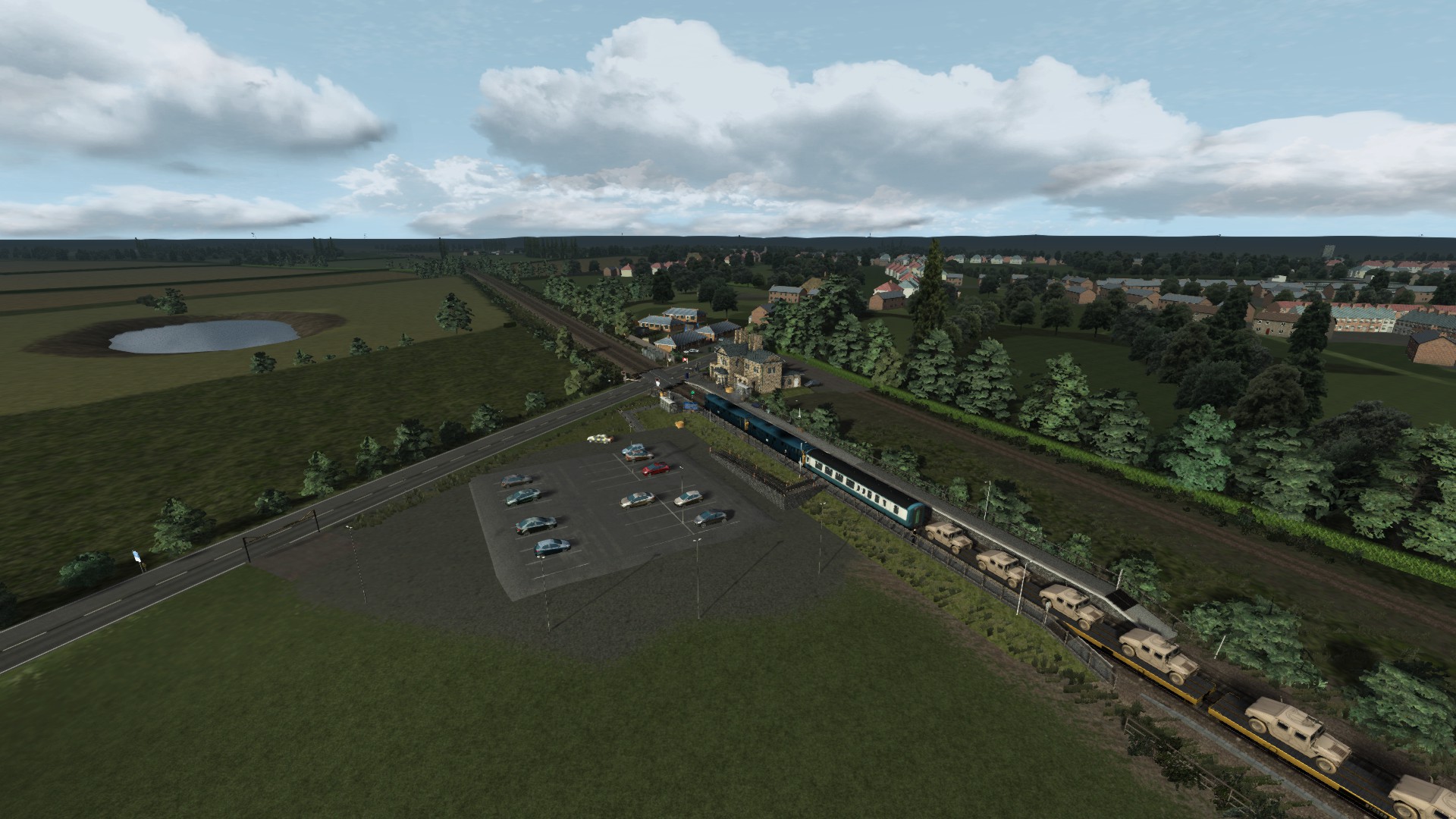 206 UK railway tour Midland Main Line Nottingham Lincoln Part 6 Collingham to Bleasby