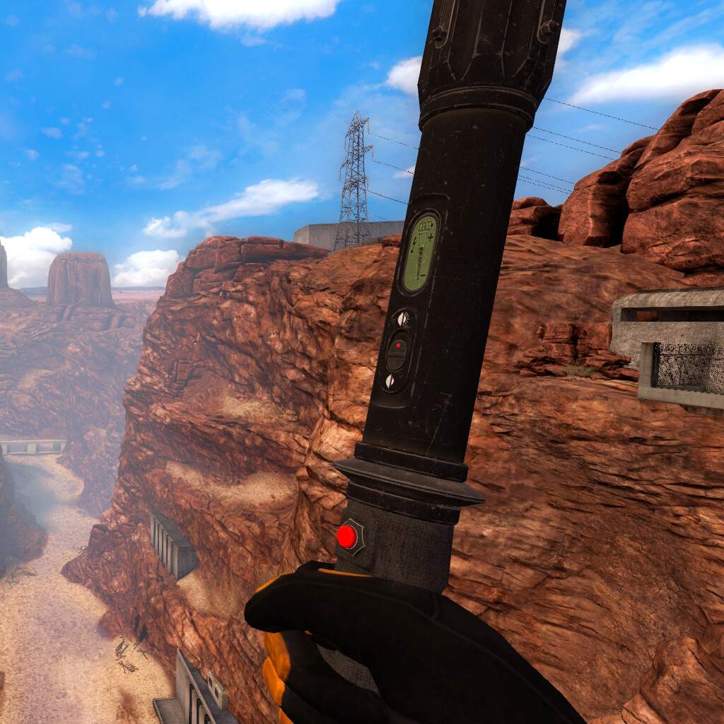 Fixed Stunstick on Blue Shift Anims