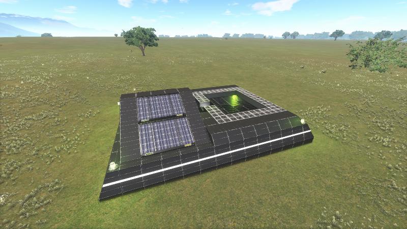 Compact Concrete Bunker with Hangar mk 2 preview