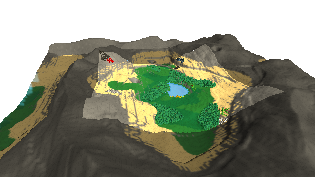 Rocky oasis