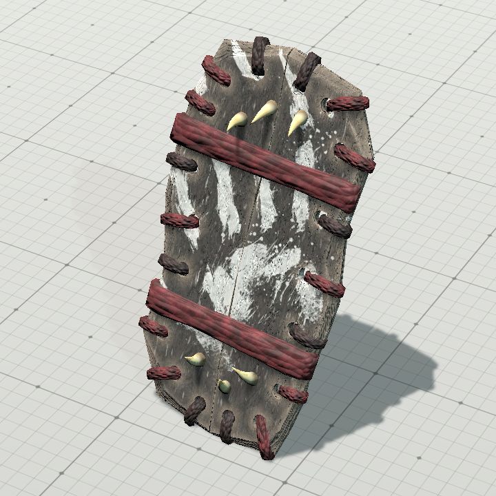 Primitive Shield - leaning