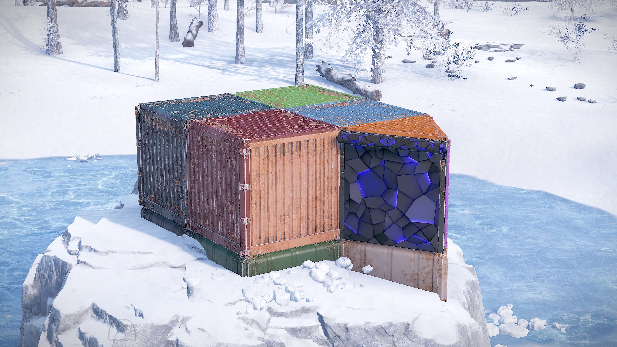 Ultramarine Garage Door