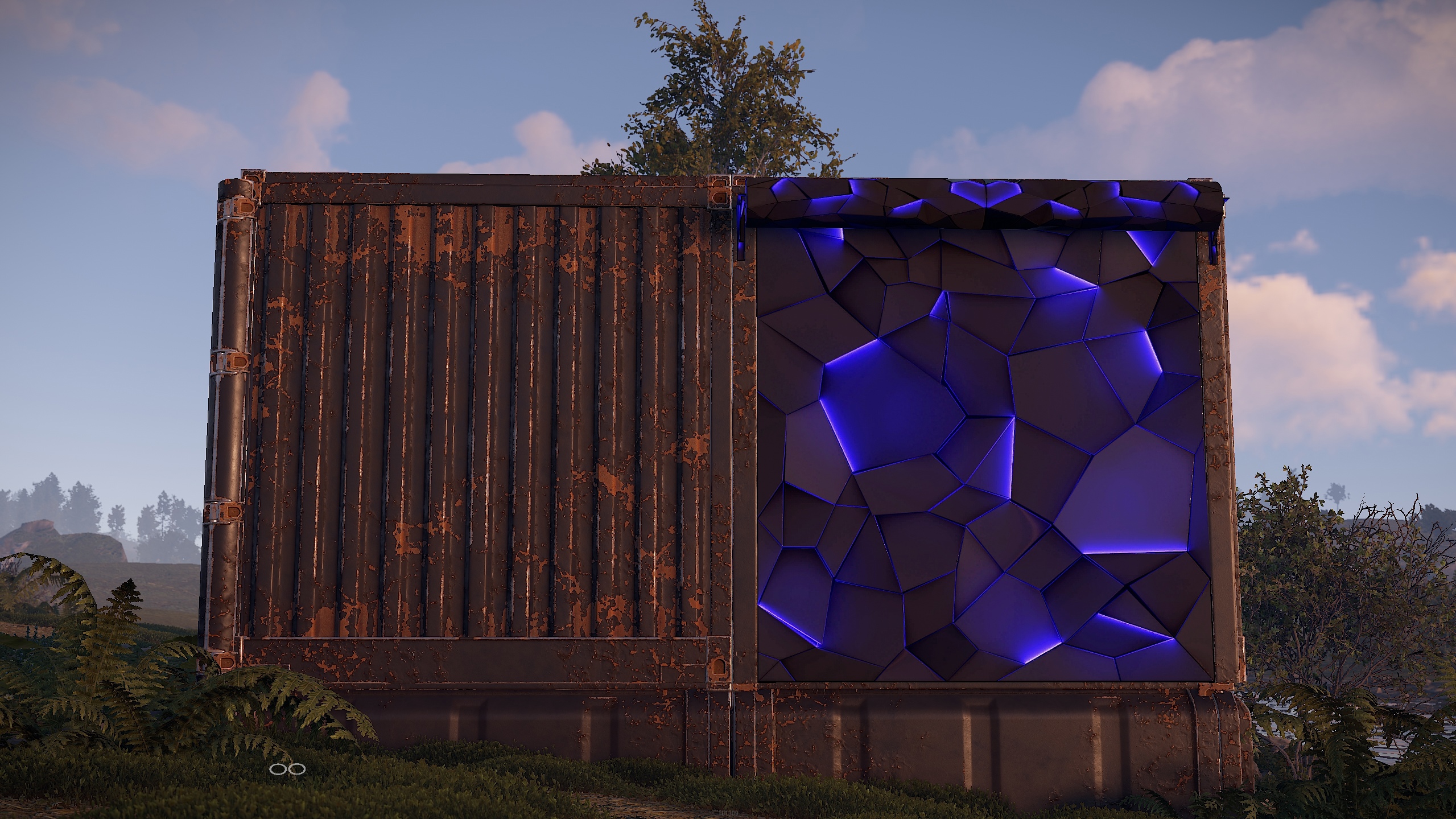Ultramarine Garage Door