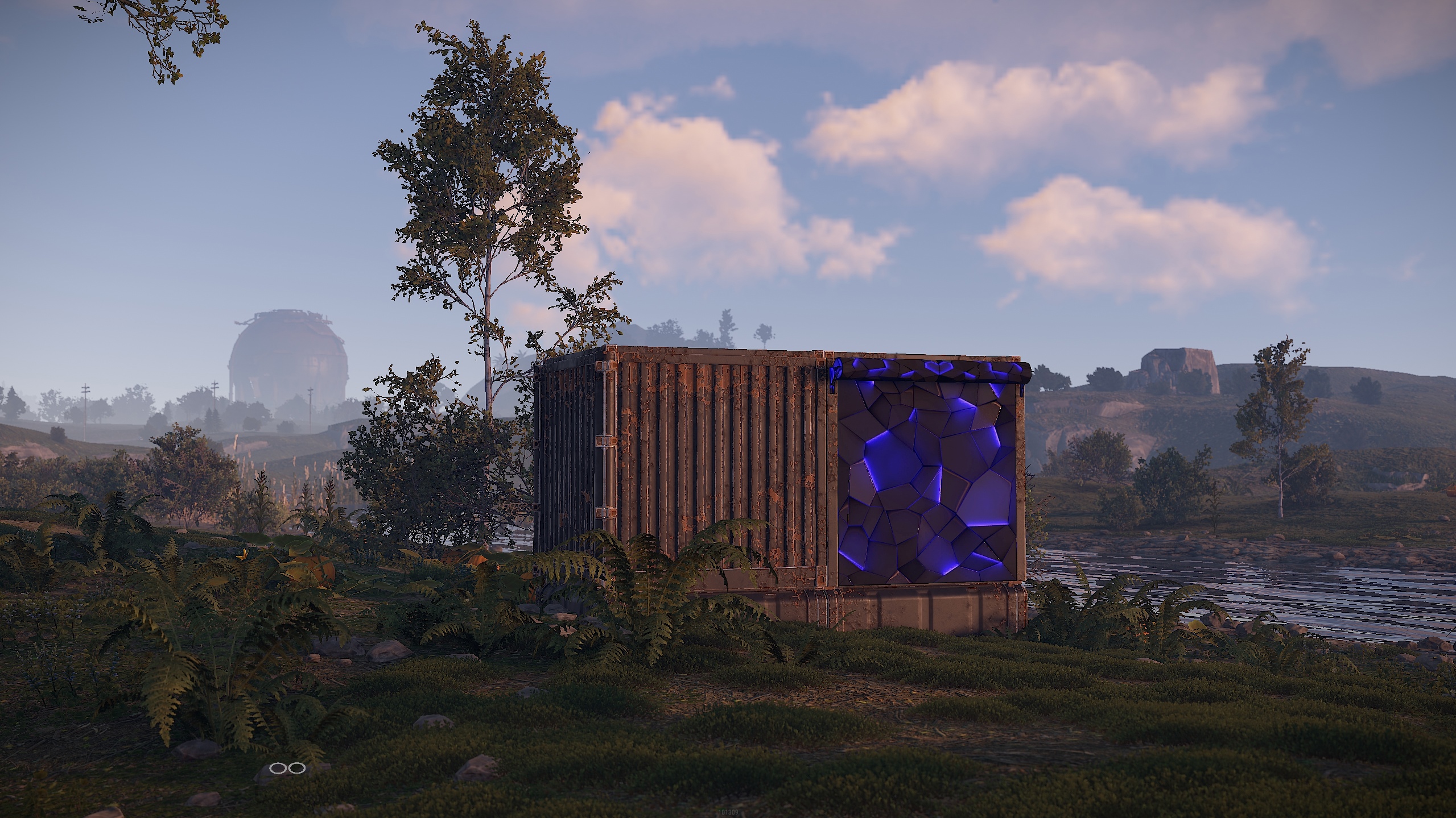 Ultramarine Garage Door