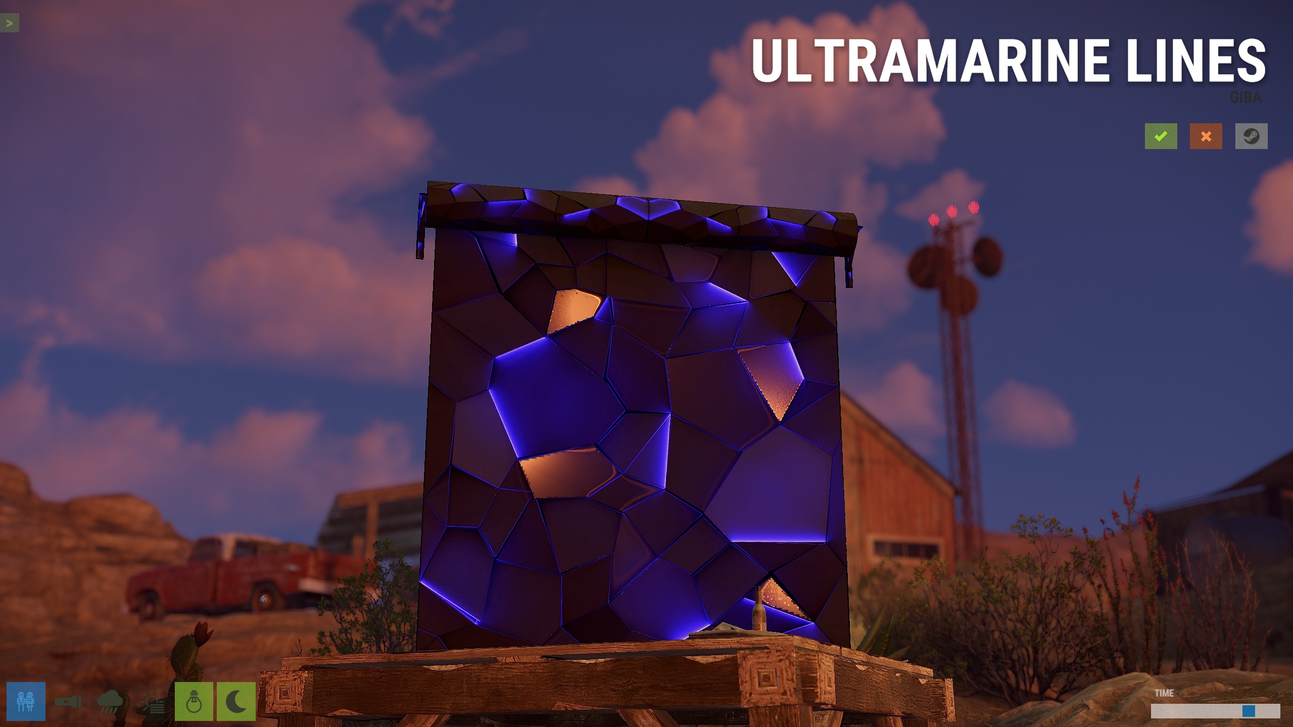 Ultramarine Garage Door