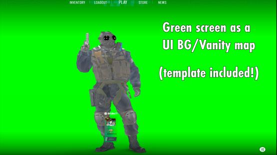 Greenscreen as a UI BG/Vanity map (Template included) – Counter-Strike 2 Mod