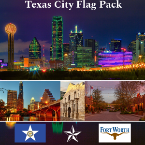 Texas City Flag Pack preview
