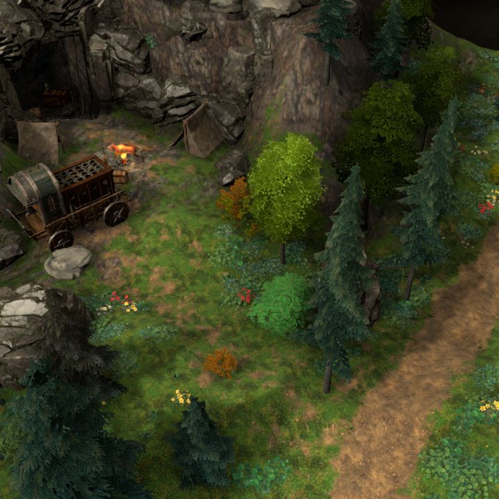 Bandit Camp with Cave