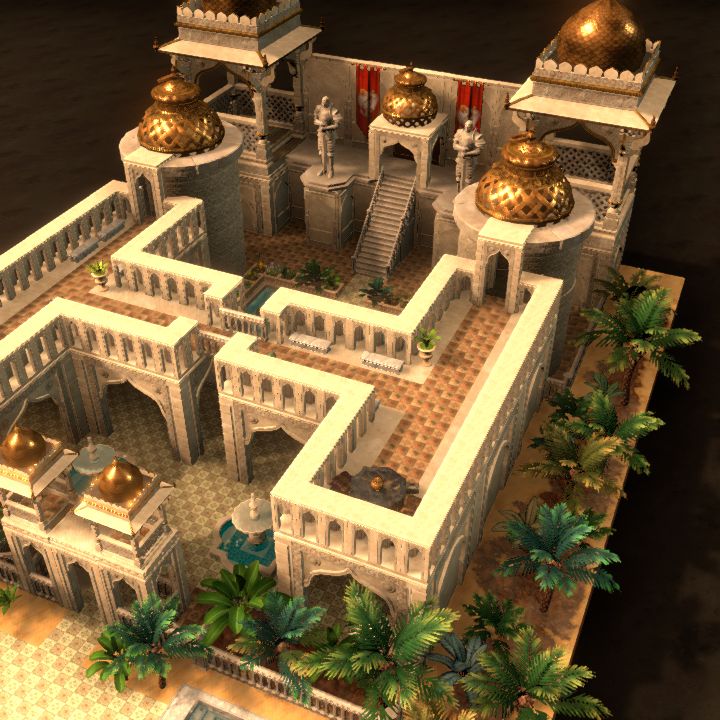 Desert Palace Entrance