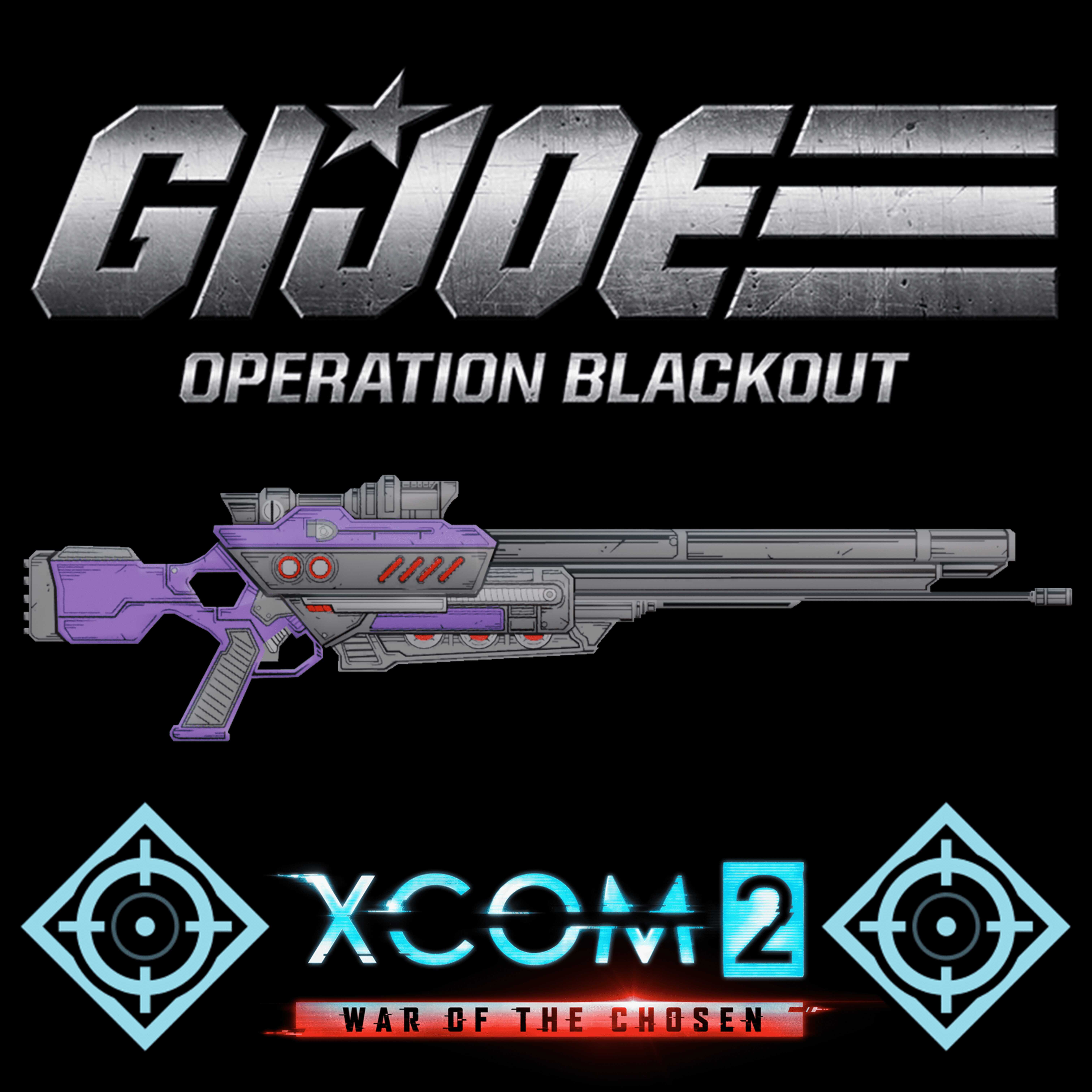 GI JOE Operation Blackout Crypsis Sniper Rifle (Sharpshooter)