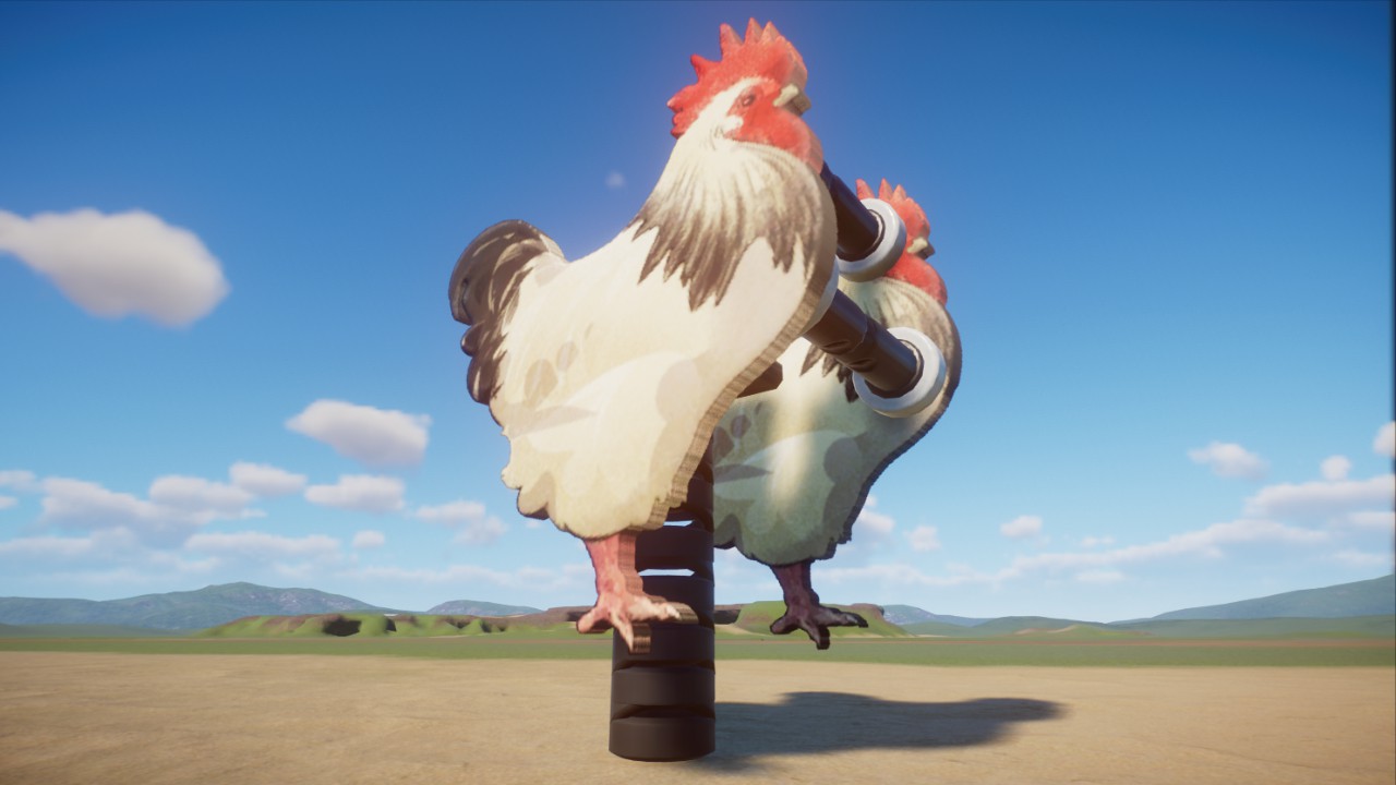 Chicken Bouncer for Barnyard Playgrounds by ZSHplays