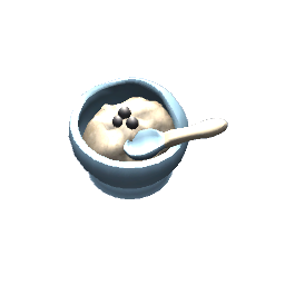 Baby Bowl with porridge [Blue]