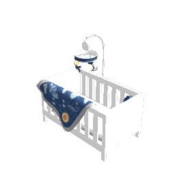 Space Themed Nursery Crib